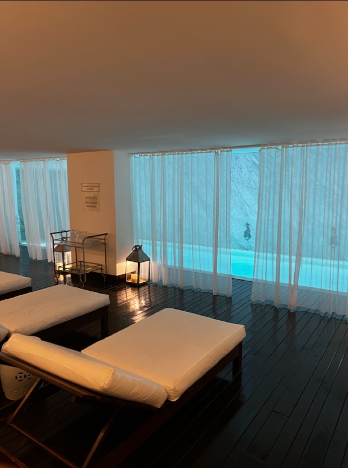 Sala relax del spa
